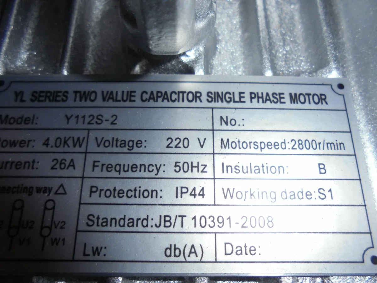 5.5 HP single phase air compressors - Image 2