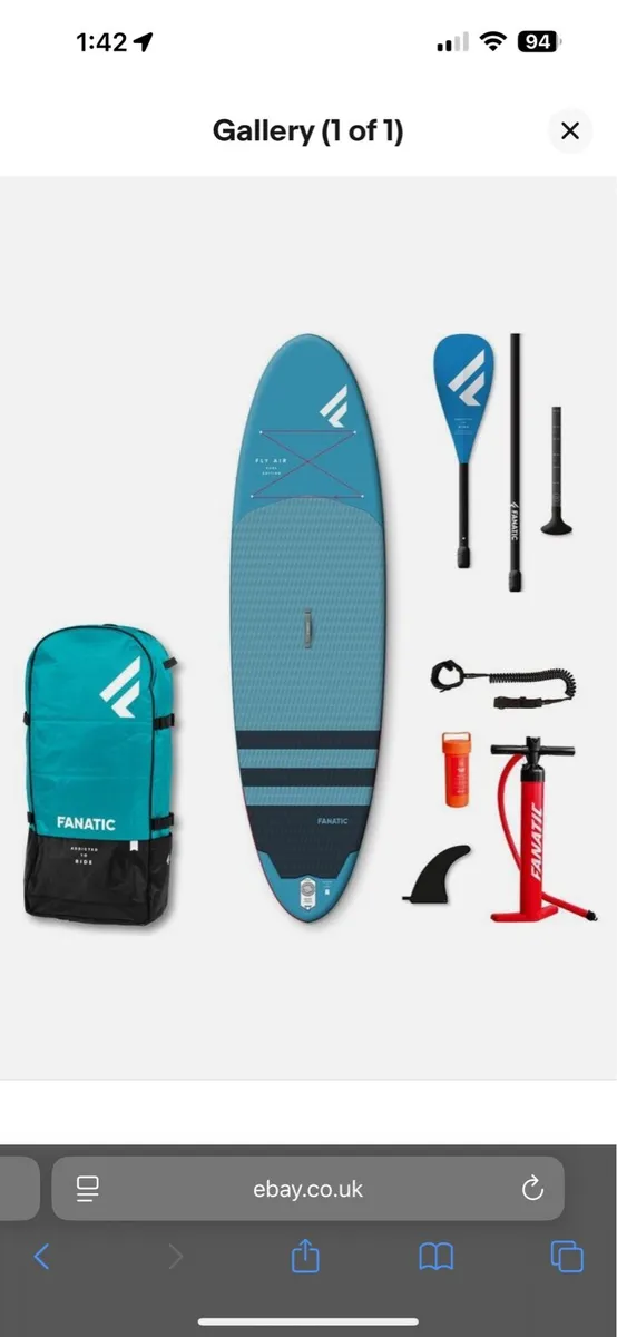 Fanatic Fly Air 10’8 Inflatable SUP - Image 2