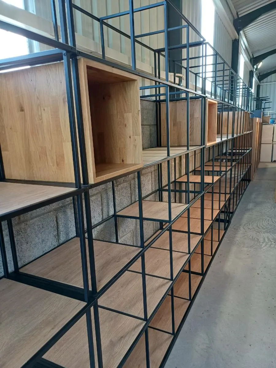 Office Partitions with Wooden Inserts - Image 1