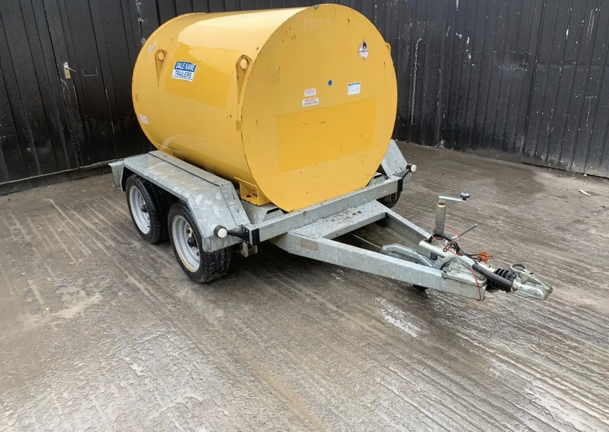 Dale Kane 1000L Diesel Bowser Trailer-Mounted - Image 1