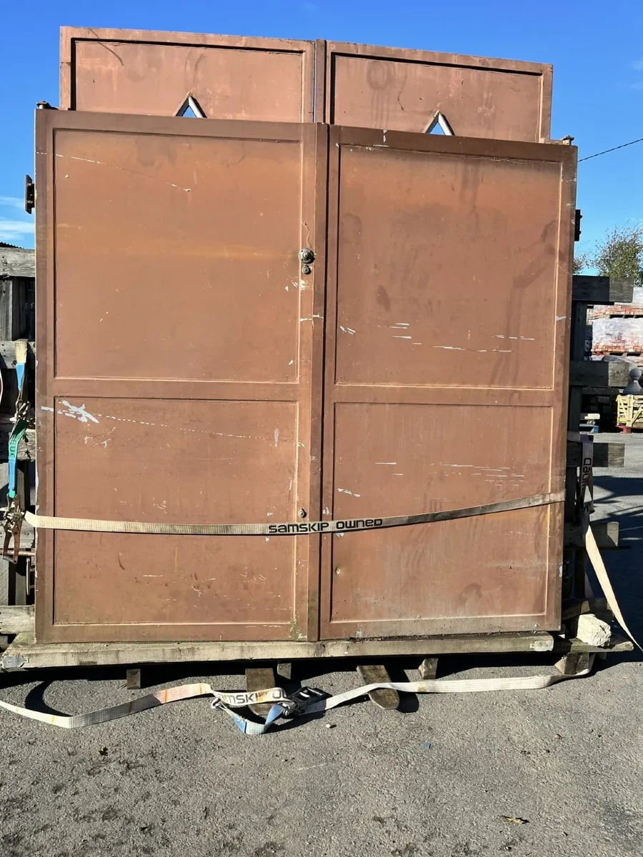 Steel Double Doors - Image 1