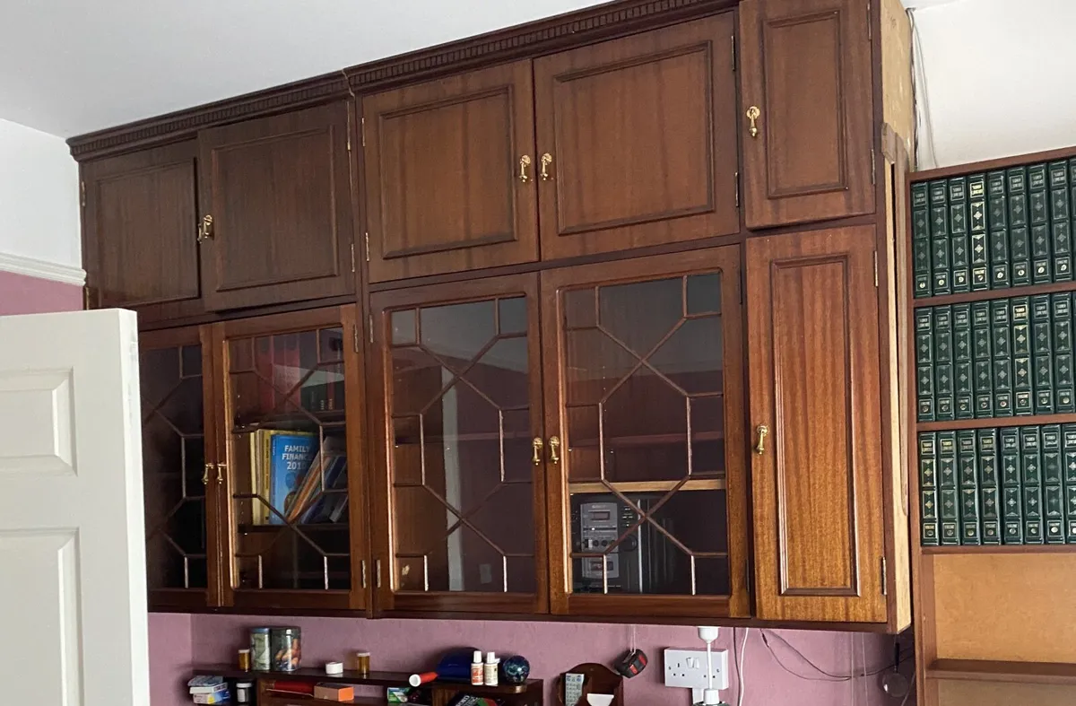 Mahogany storage units - Image 3