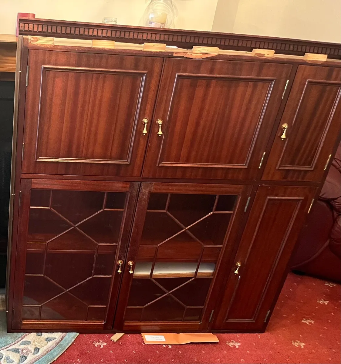 Mahogany storage units - Image 2