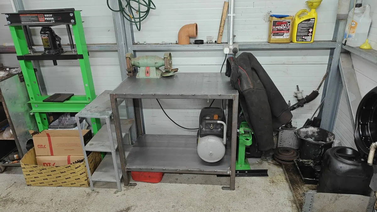 Heavy Duty Steel Workbench – Made in Ireland - Image 2