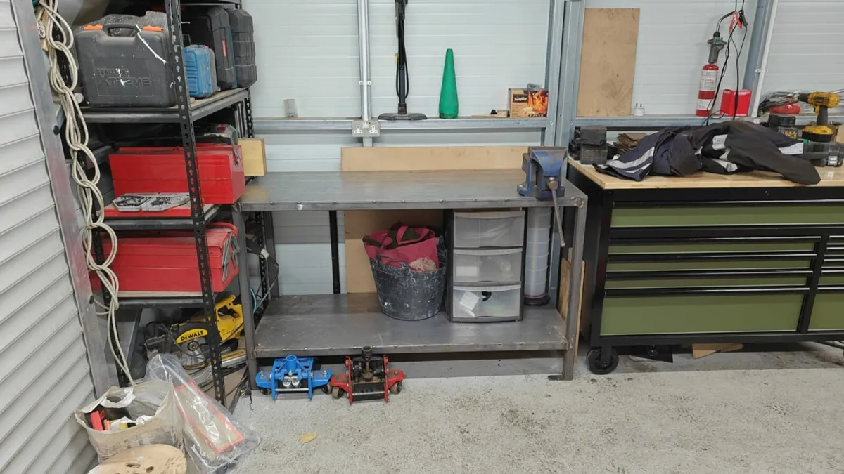 Heavy Duty Steel Workbench – Made in Ireland - Image 1