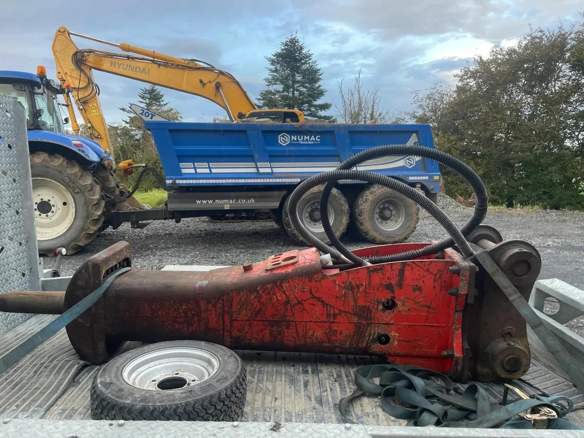 Hydraulic Rammer Hammer Breaker Excavator Hitachi - Image 2