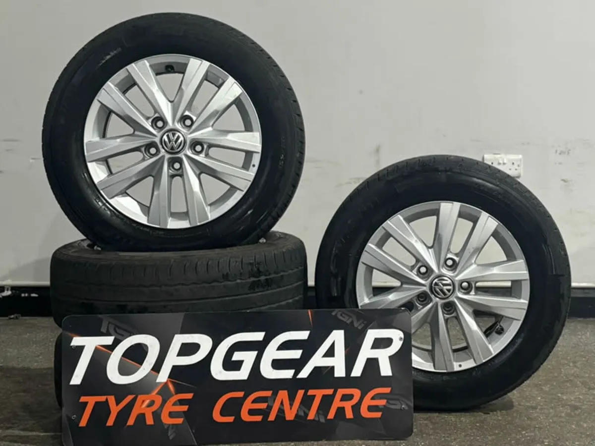 16" GENUINE VOLKSWAGEN TRANSPORTER ALLOY WHEELS - Image 1