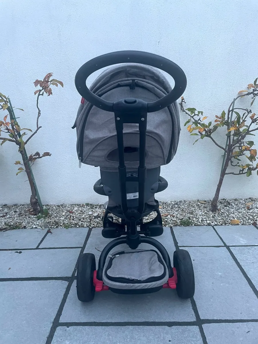 QPlay Prime 6-in-1 Trike Grey - Image 2