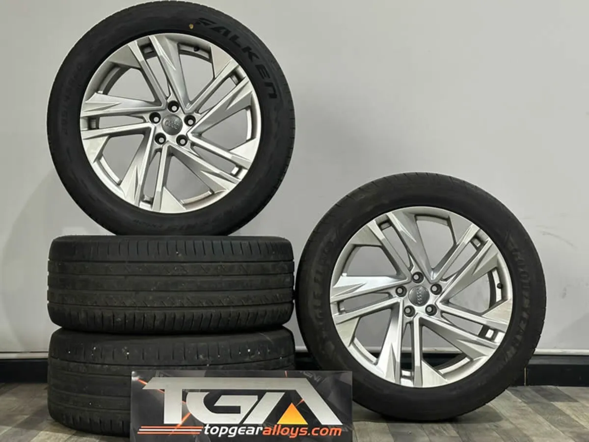20" GENUINE AUDI Q7 ALLOY WHEELS & TYRES - Image 1