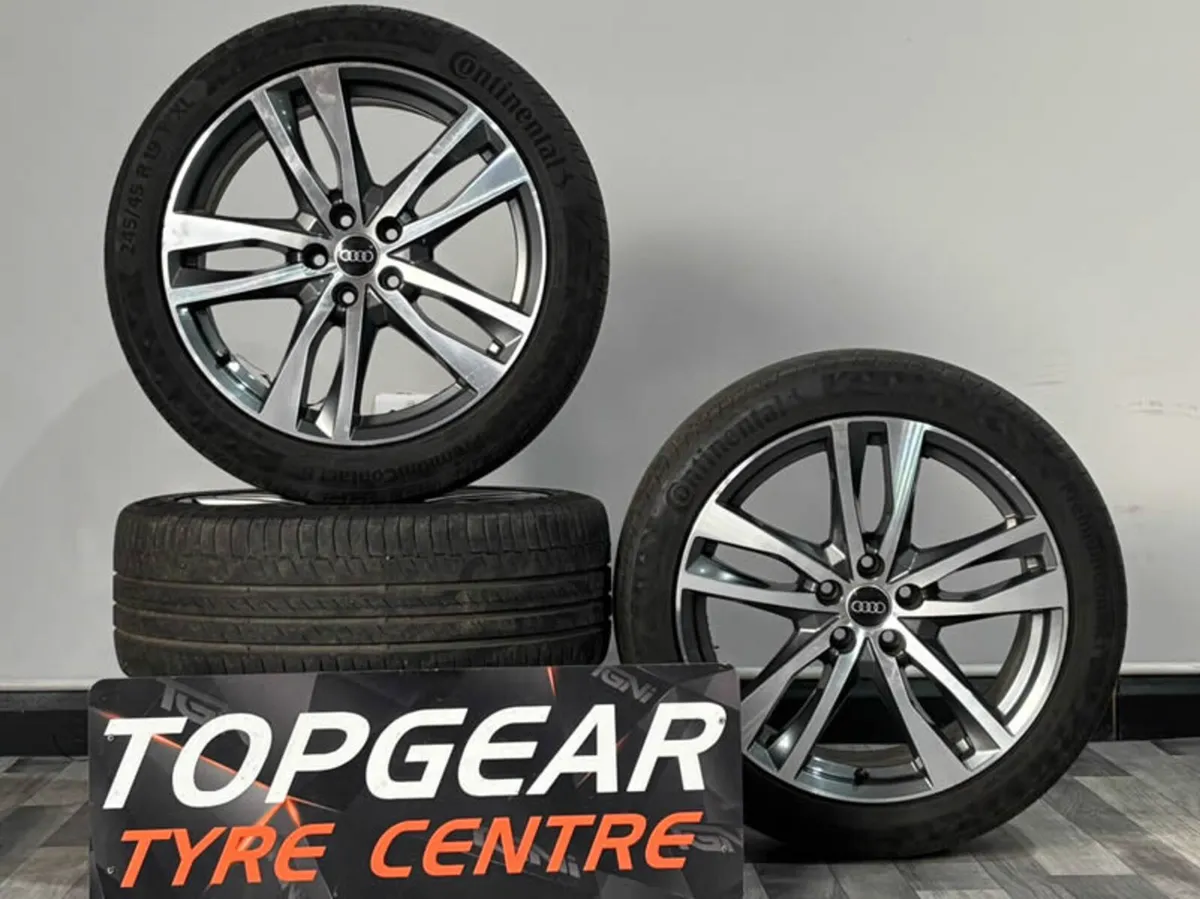 19" GENUINE AUDI A6 Alloy Wheels & Tyres 4K0601025 - Image 1