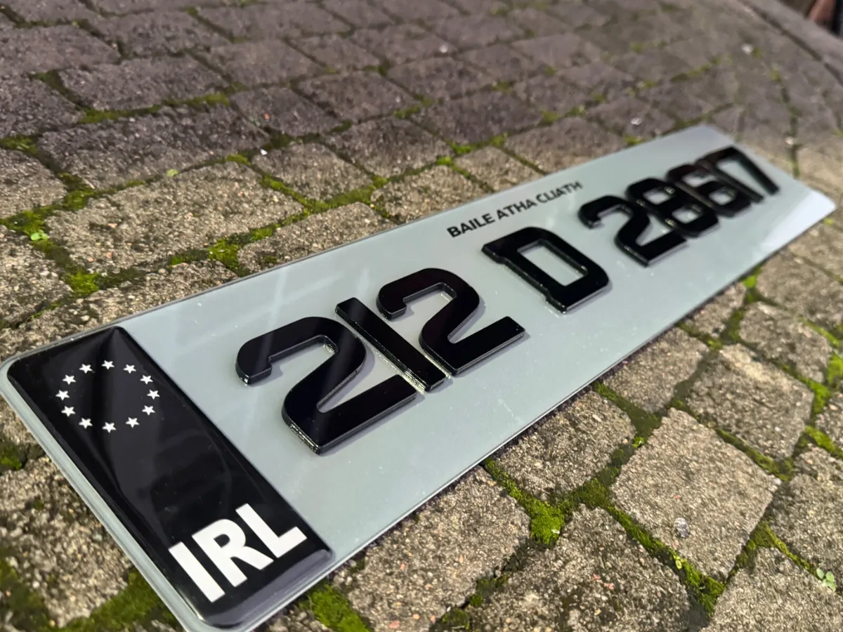 Ultimate gel number plates only €49 pair - Image 1