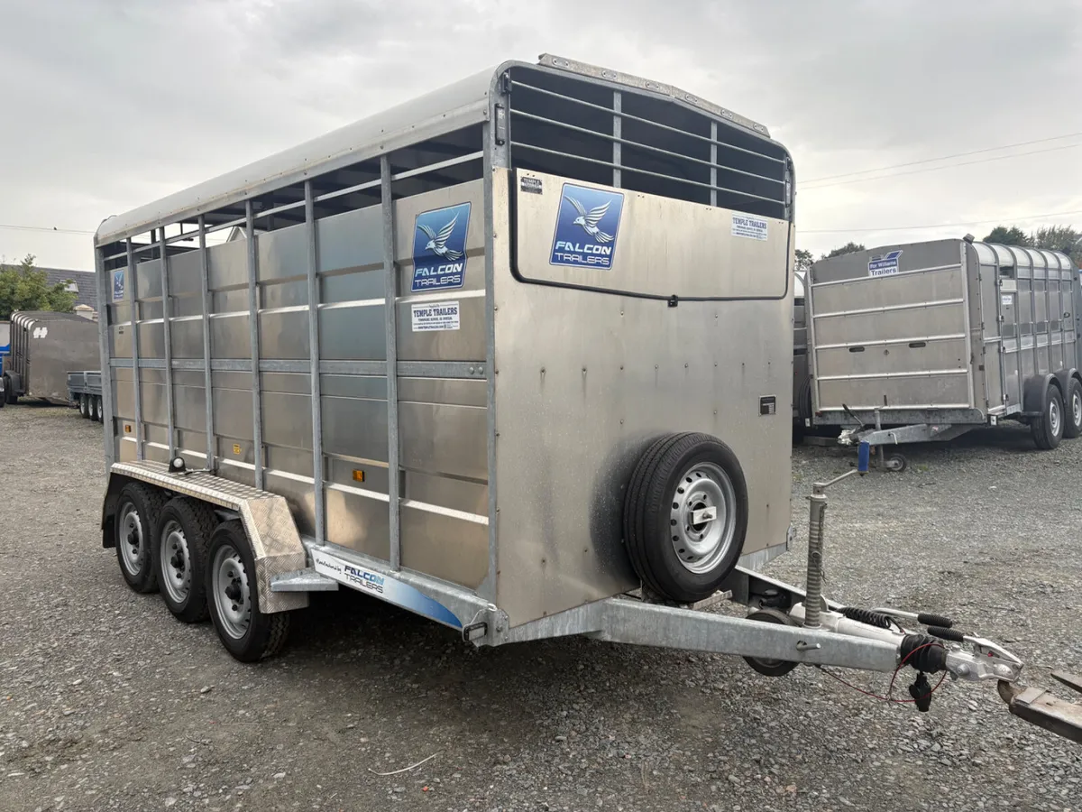 As New Falcon Cattle Trailer - Image 1