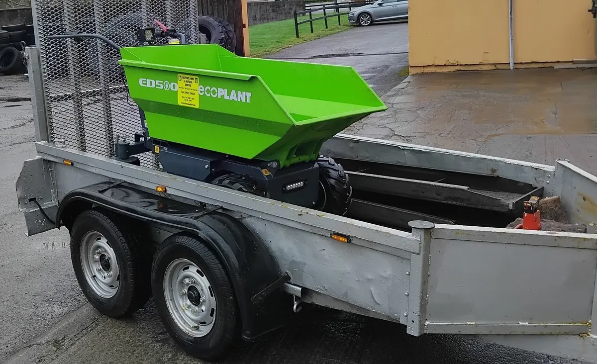 Dumper + Plant Trailer w/ramps - Image 1