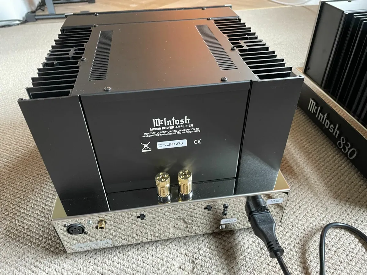 McIntosh MC830 Mono Block Power Amplifiers - Image 2