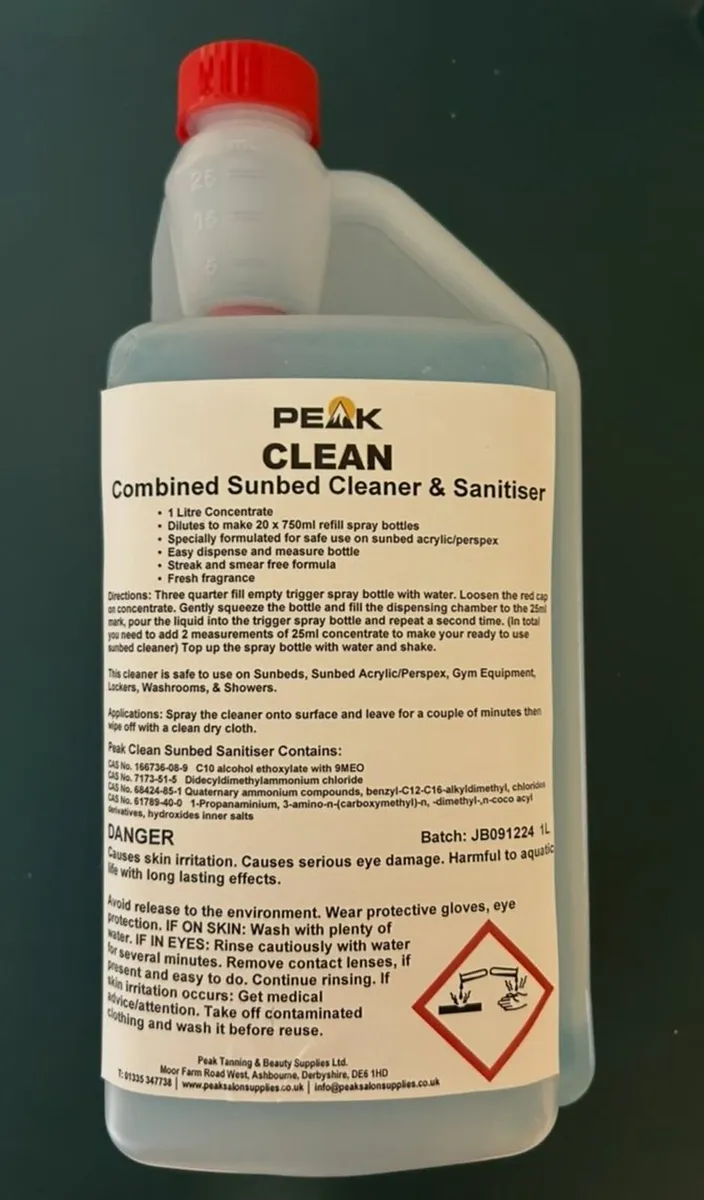 Sunbed Cleaner & Sanitiser - Image 4
