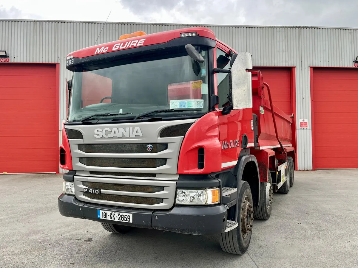 2018 Scania P410 8x4 Tipper - Image 1