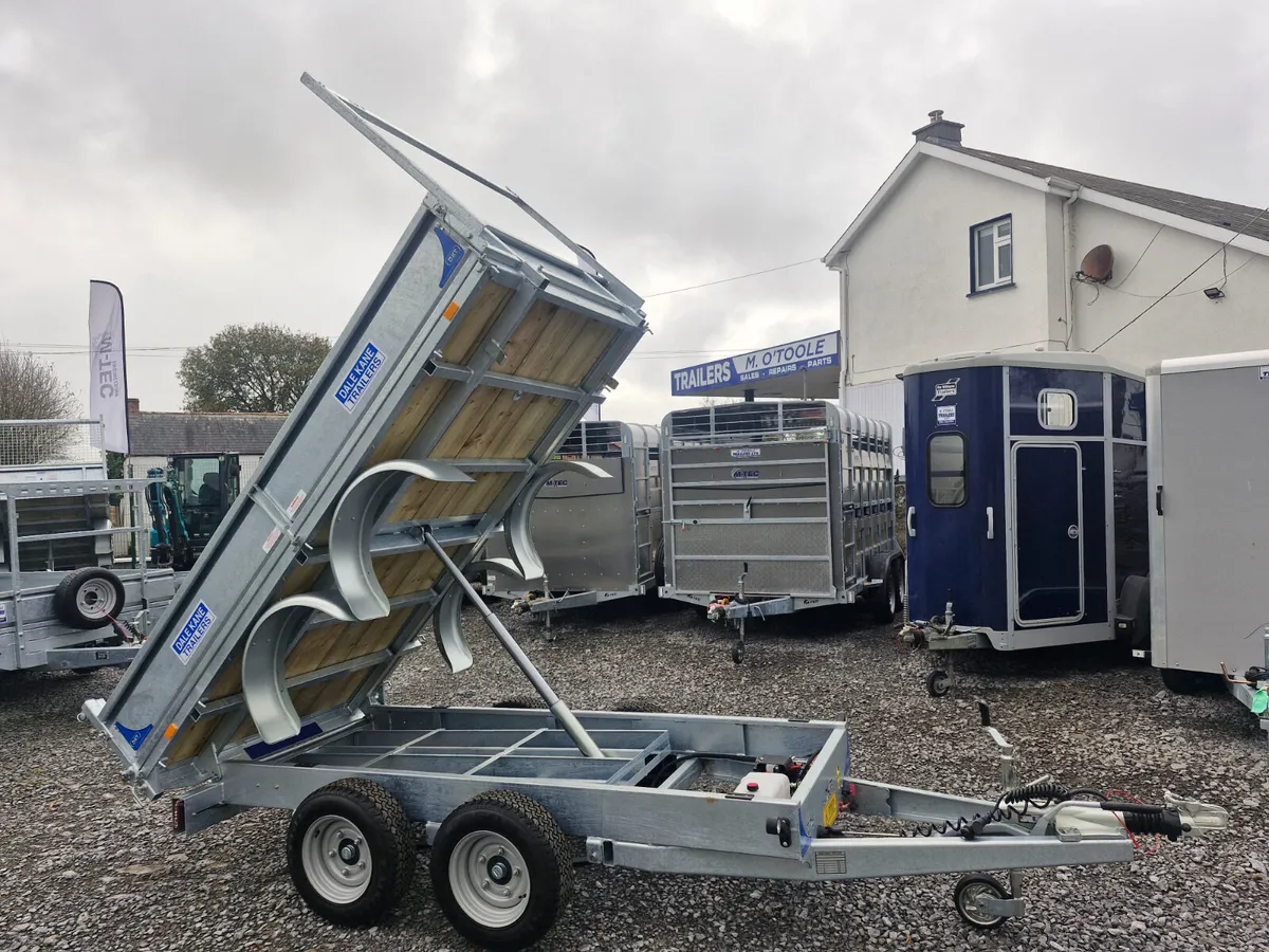 DALE KANE  10' x 5'6"  TIPPING TRAILER - Image 1