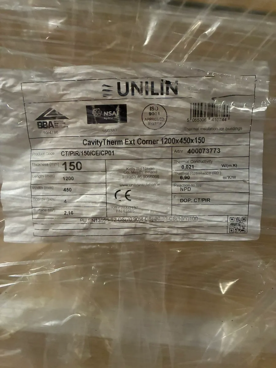 150 mm Unilin corner board insulation - Image 1