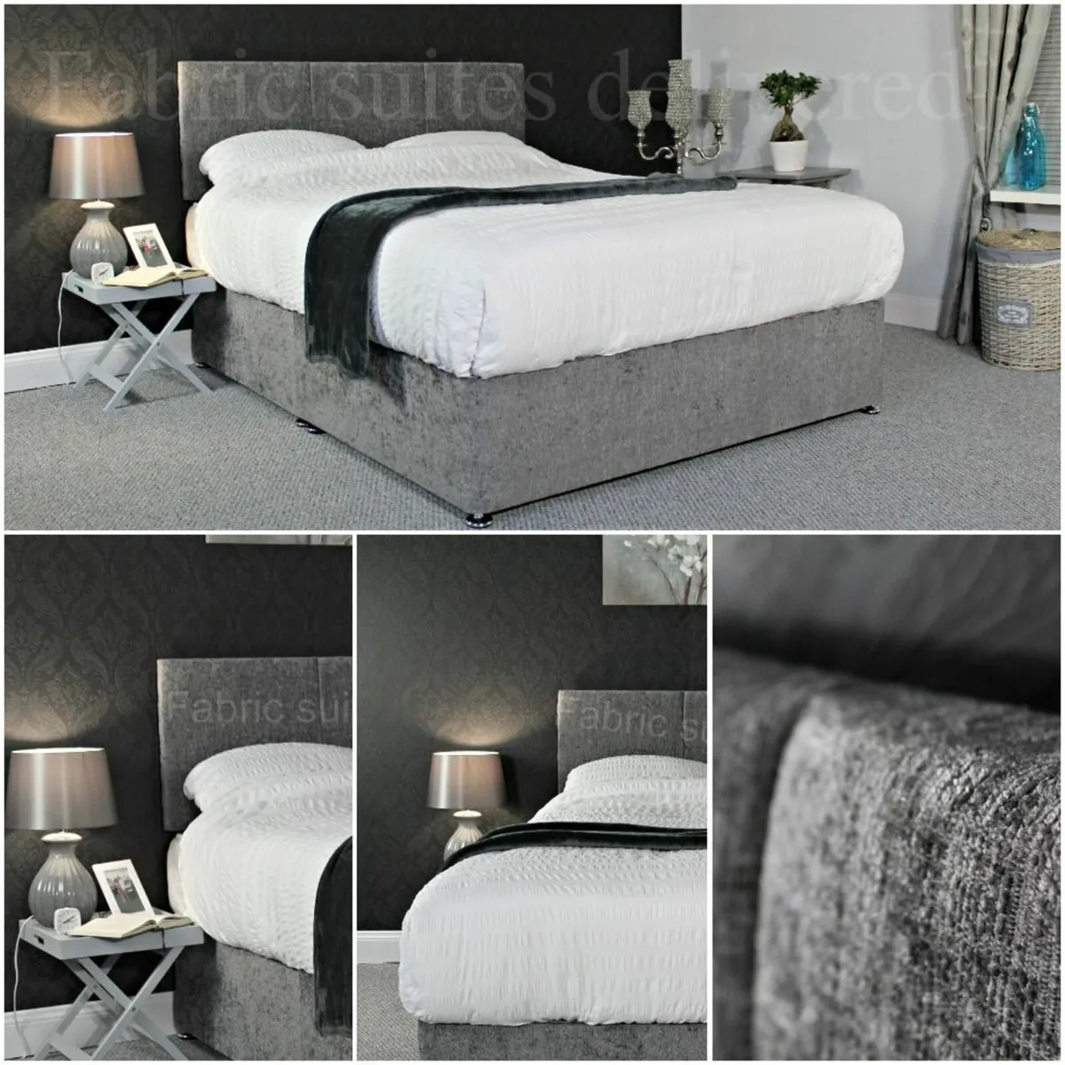Budget Divan Beds with Mattress & Headboard - Ware - Image 1