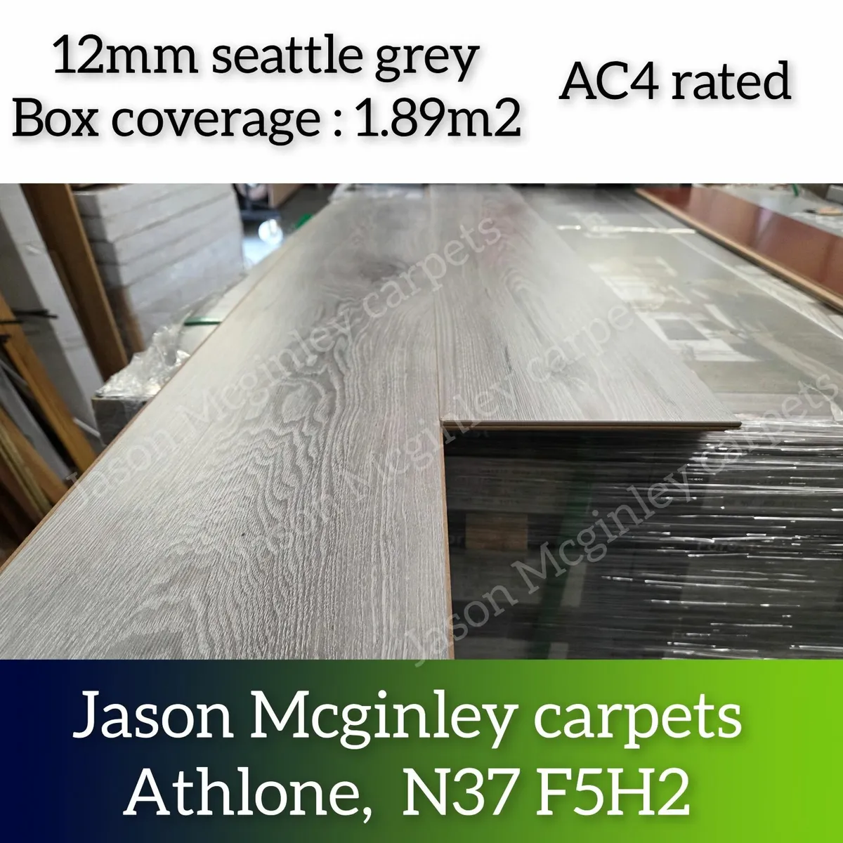 12mm Matte Finish Laminated Click Flooring - Free - Image 1