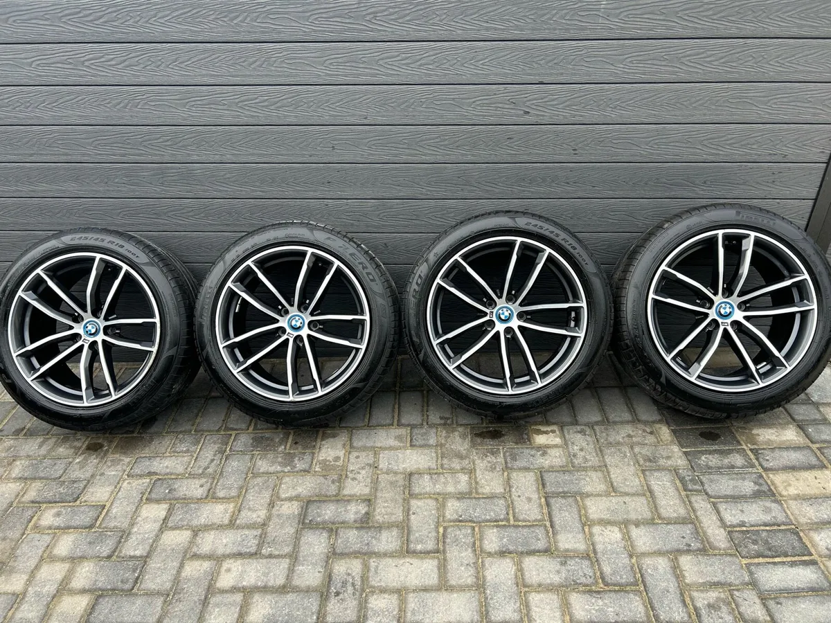 18” GENUINE BMW 5 SERIES ALLOY WHEELS & TYRES - Image 2