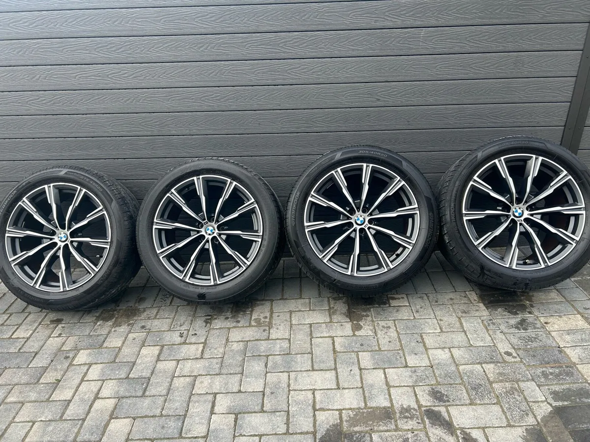 20” GENUINE BMW X5 G05 MSPORT ALLOY WHEELS & TYRES - Image 4