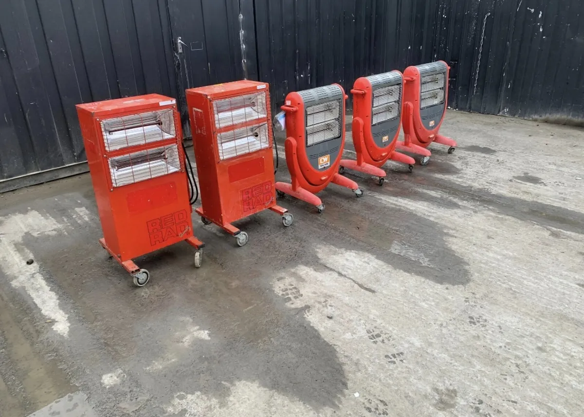 Selection of Electric Site Heaters - Image 1