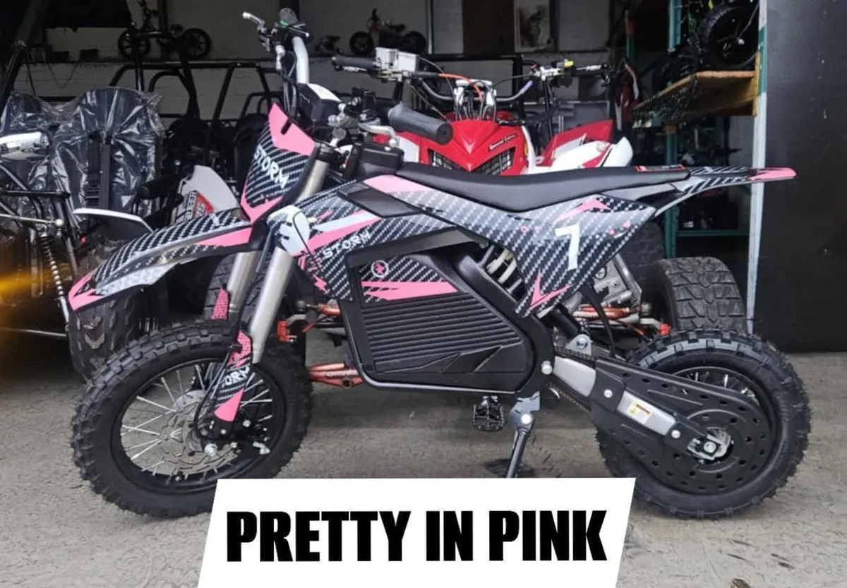 STORM Electric Pit bike 55KPH Delivery easy pay - Image 1
