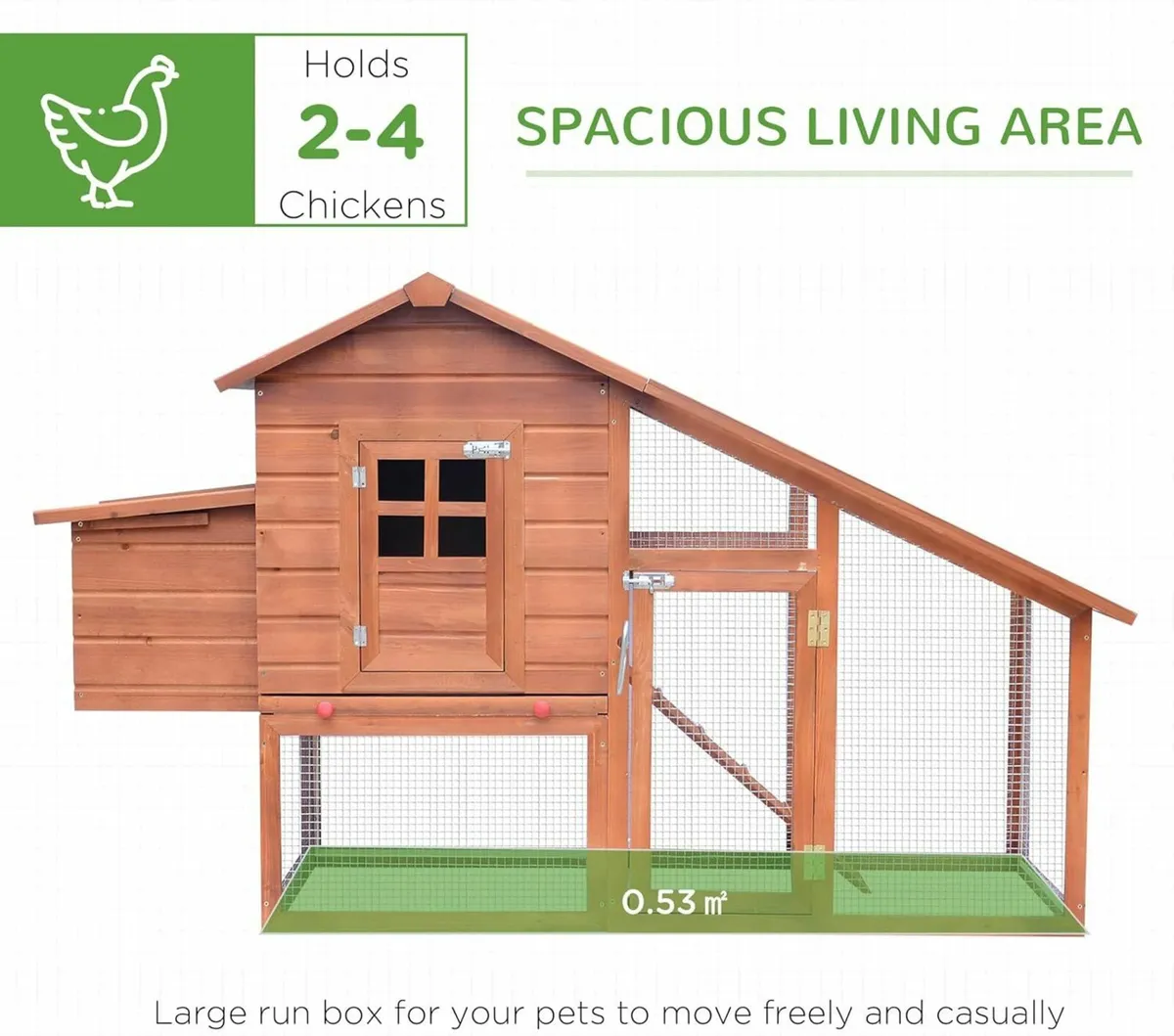 Chicken Coop House EGGCELLENT LARGE - Image 2