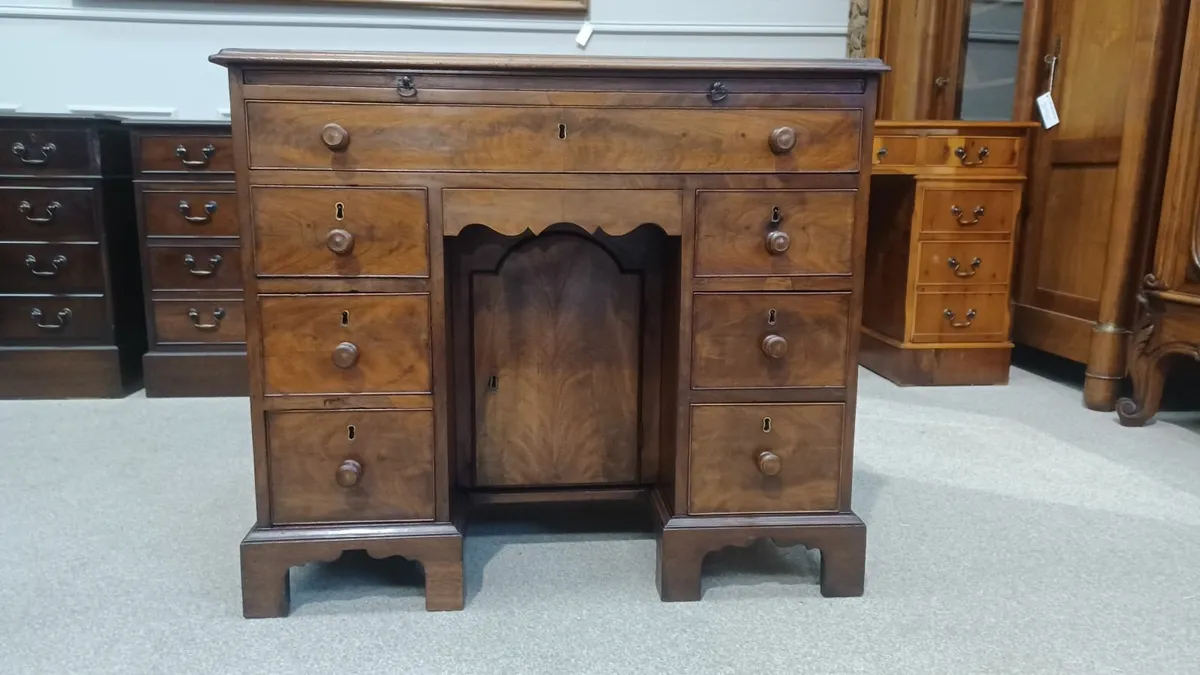 19th century mahogany desk - Image 2