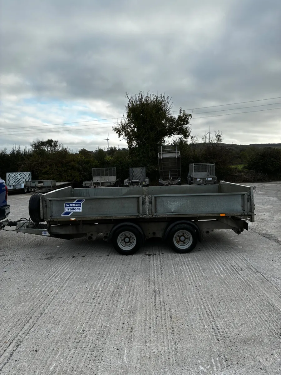 2023 ifor Williams 12ft tipping trailer - Image 1