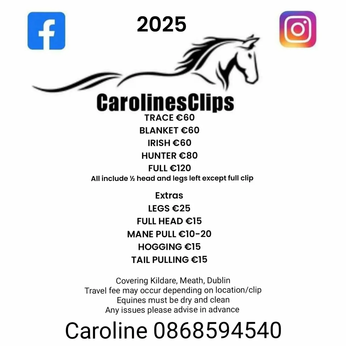 Equine grooming and clipping service - Image 1