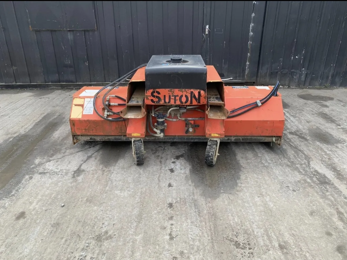 Sutton Hydraulic Sweeper Collector to suit Telehan - Image 1