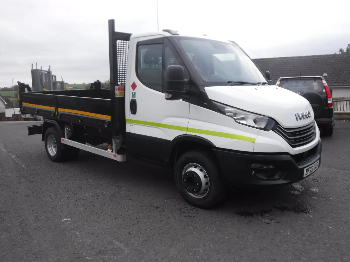 Iveco Daily 2022 72-180 12 ft tipper7200kg Tar c - Image 2