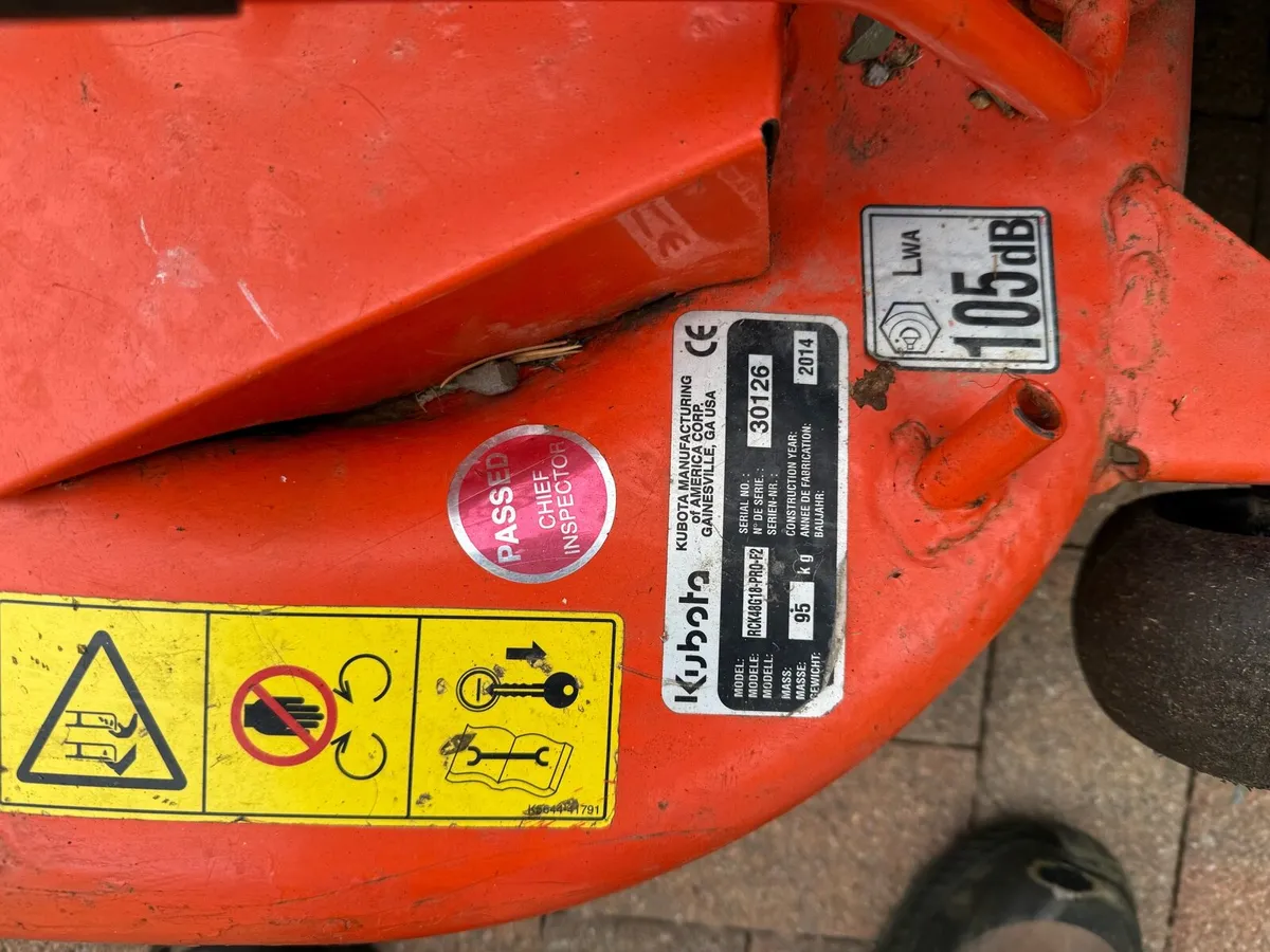 Kabota diesel ride on mower - Image 3