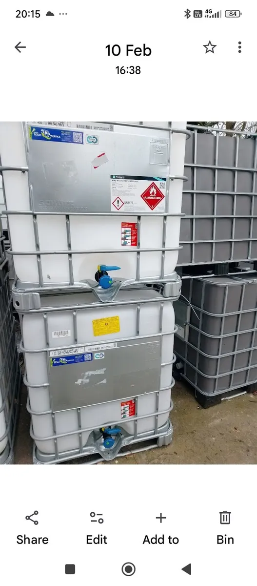 1000 LTRs IBC Tanks - Image 3