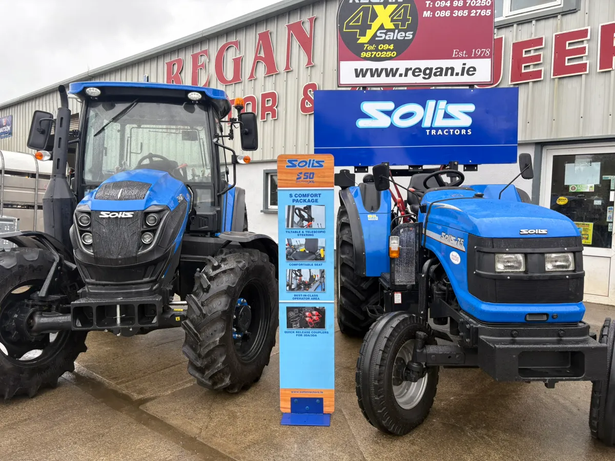 Solis Tractors available at Regan Tractors - Image 1