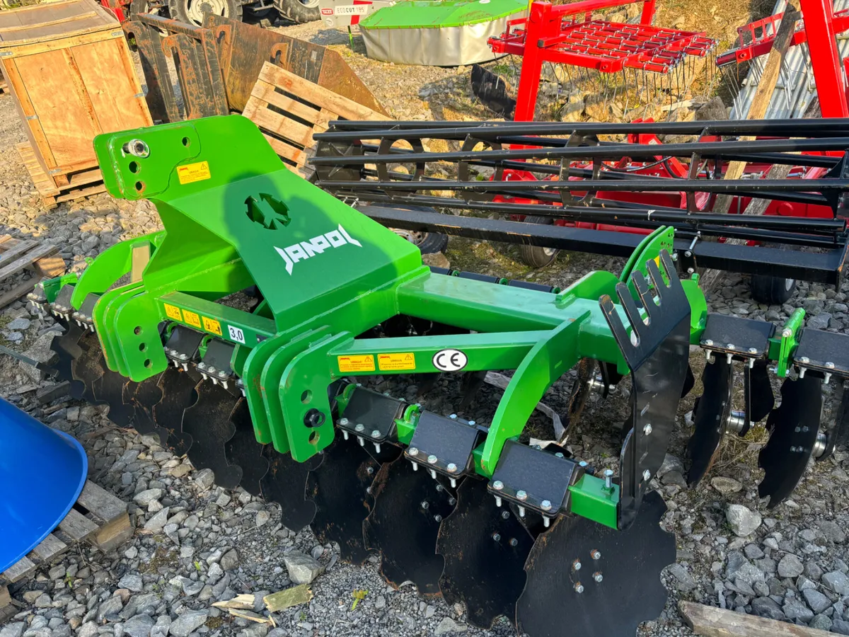 New Unused 3M Janpol Disc Harrow