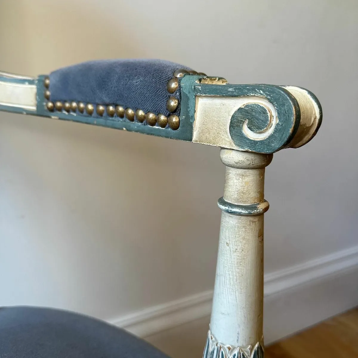 Pair of Vintage French Louis XV Style Armchairs - Image 3