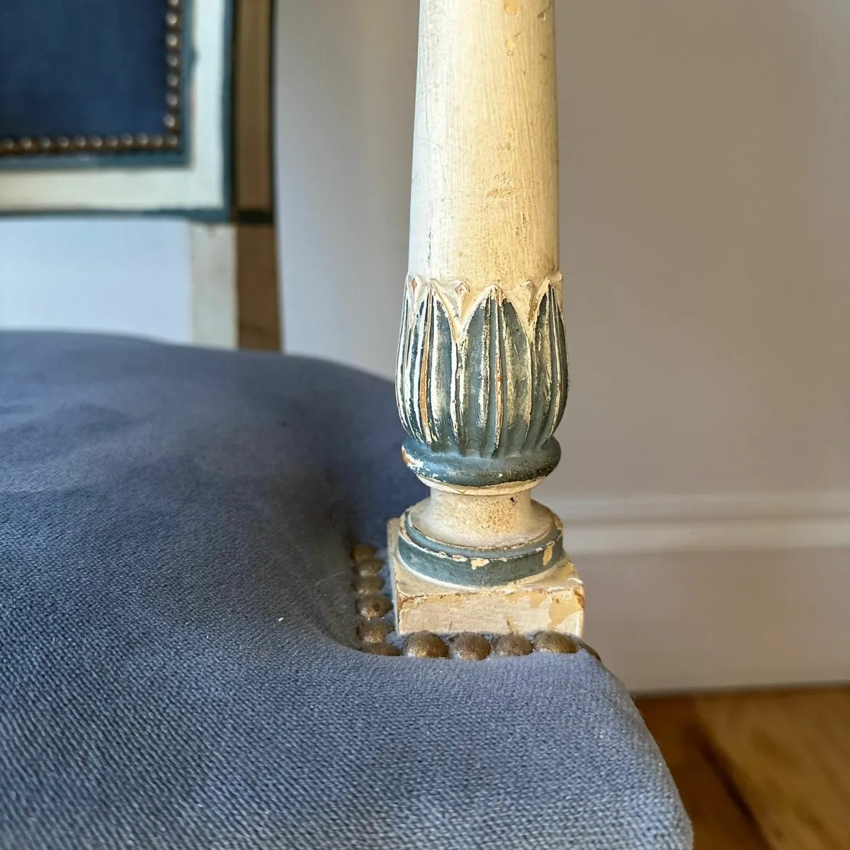 Pair of Vintage French Louis XV Style Armchairs - Image 2