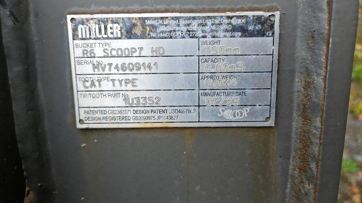 30" miller scoop to suit 20 ton - Image 2