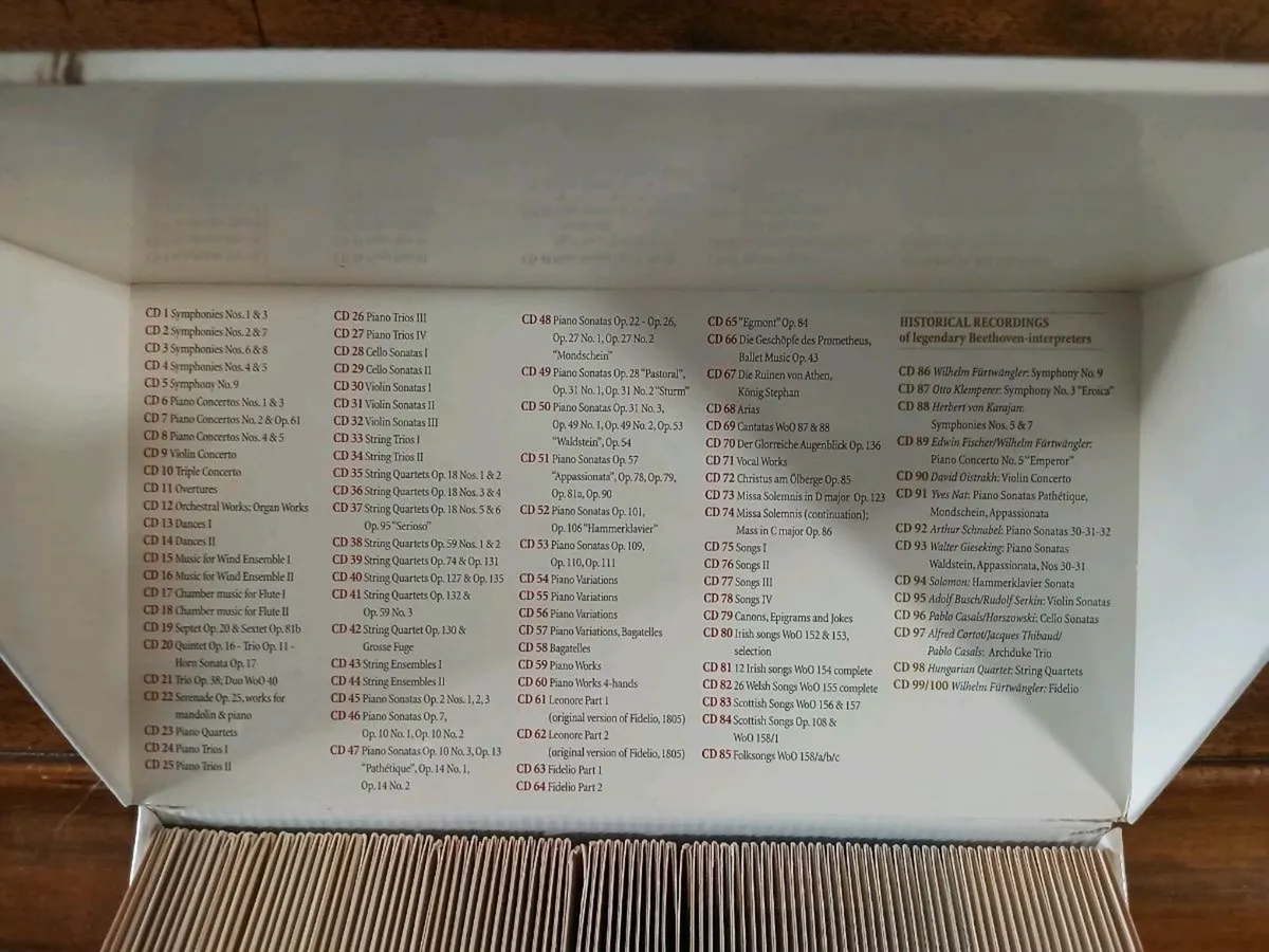 BEETHHOVEN COMPLETE WORKS COLLECTION - Image 3