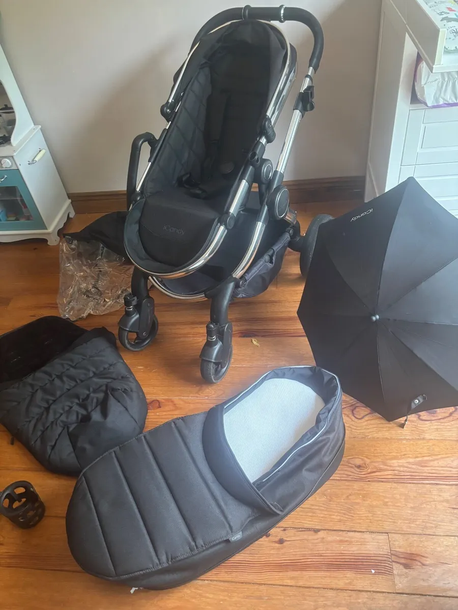 icandy peach pram / bassinet - Image 1