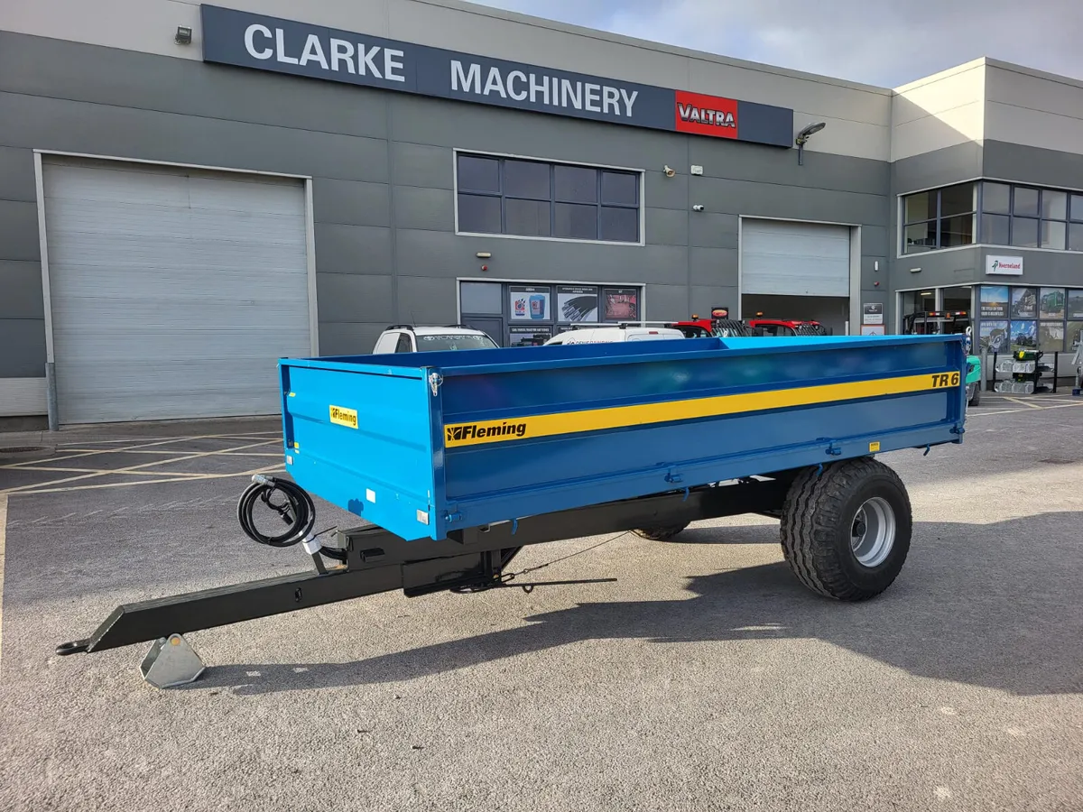 Fleming TR6 12ft x 7ft Tipping trailer - Image 1