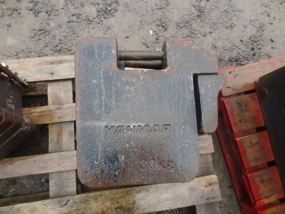 Yanmar 30kg Suitcase Tractor Weights - Image 1