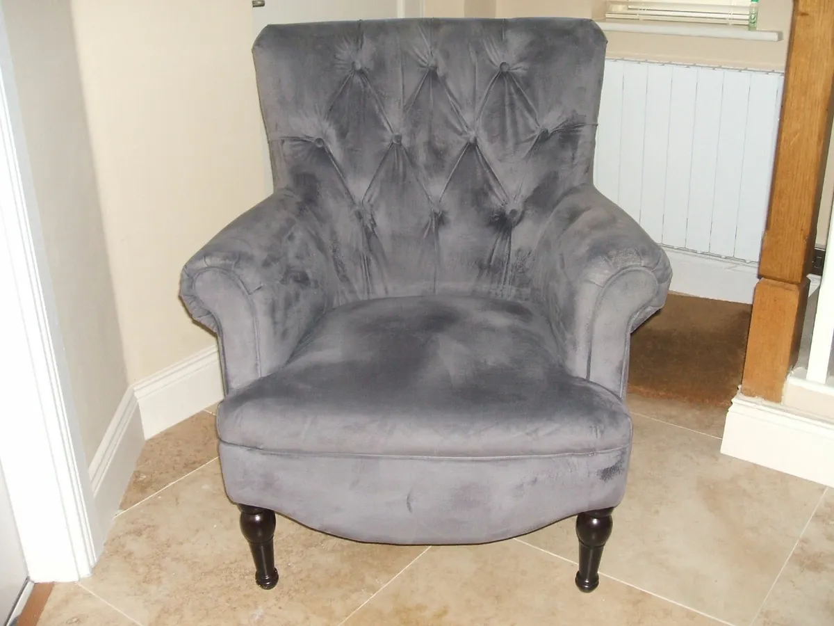 Two Upholstered  Chairs- 100 each.