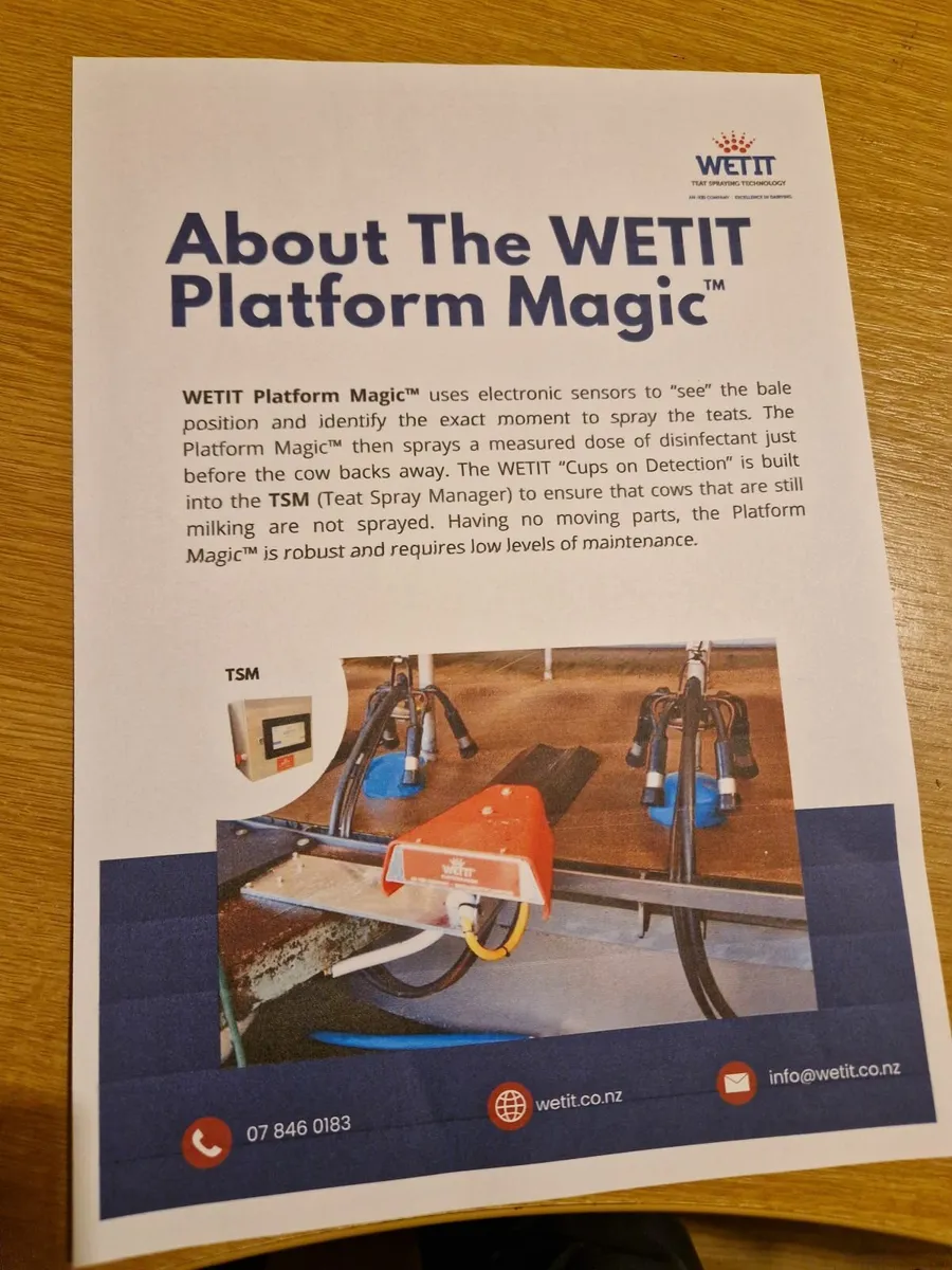 automated cow teat spraying - Image 2