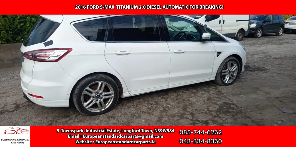 2016 FORD S-MAX 2.0 DIESEL AUTOMATIC FOR BREAKING! - Image 3