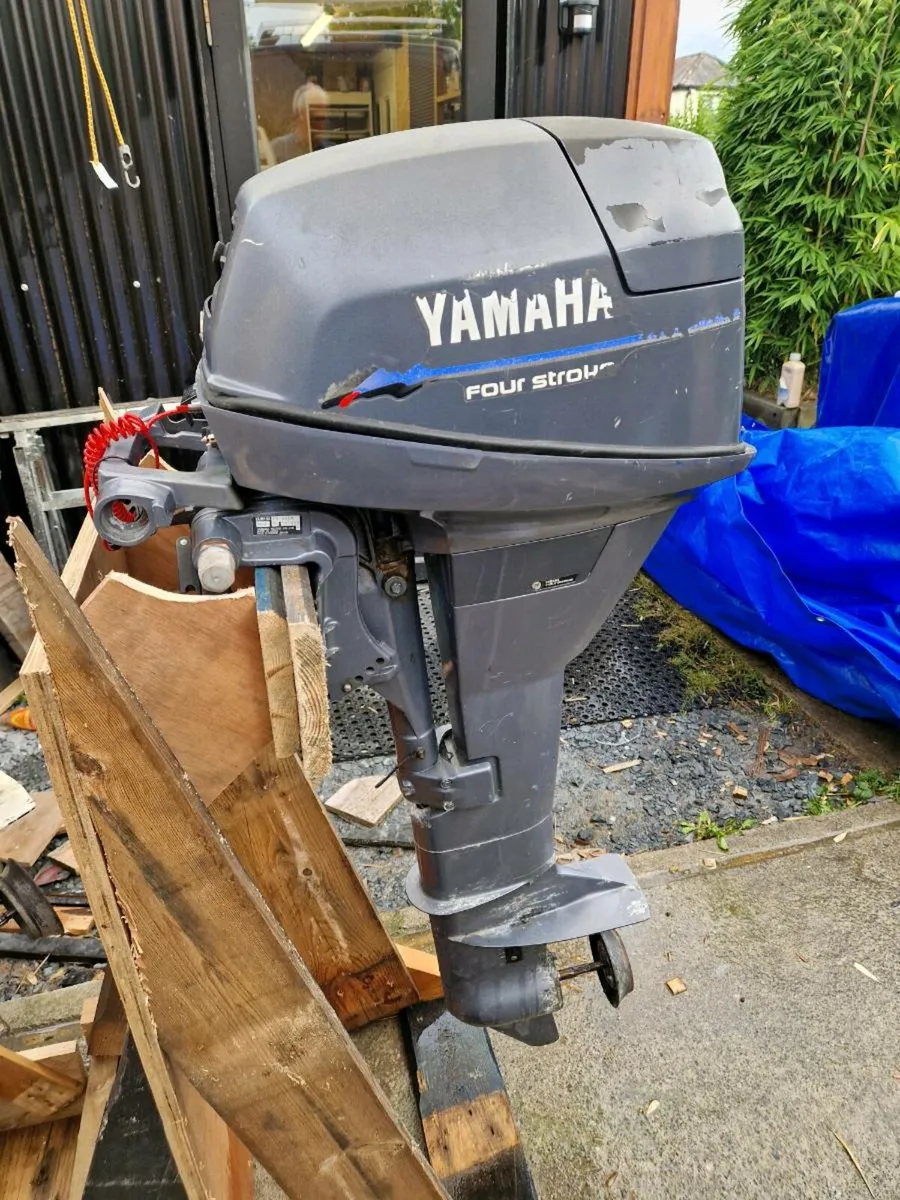 2 x Yamaha 9.9hp 4 stroke engines - Image 2