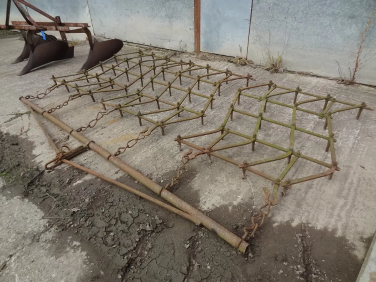 Trailed 3 section Pin Harrow - Image 3